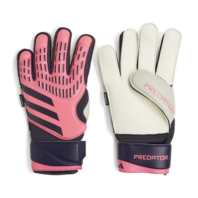 adidas Predator Match Fingersave Goalkeeper Gloves Pink/White