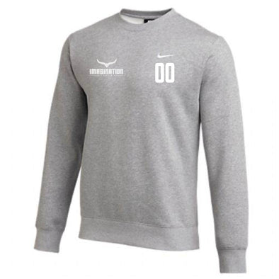 Imagination Academy Nike Team Club Fleece Sweatshirt Grey