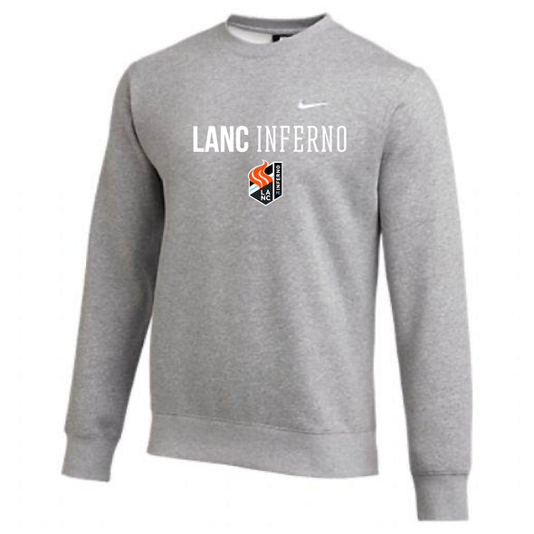 Lancaster Inferno "Supporters" Nike Team Club Fleece Sweatshirt Grey