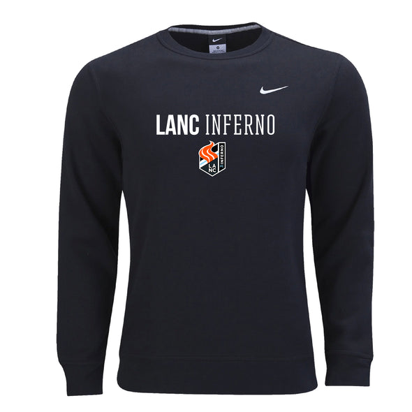 Lancaster Inferno "Supporters" Nike Team Club Fleece Sweatshirt Black