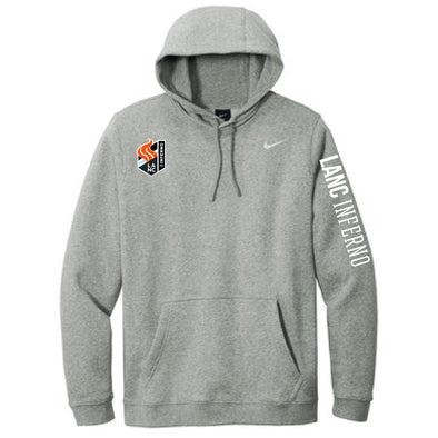 Lancaster Inferno Nike Club Hoodie Grey