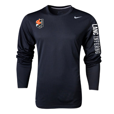 Lancaster Inferno FC Nike Legend LS Shirt Black