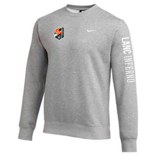 Lancaster Inferno "Badge" Nike Team Club Fleece Sweatshirt Grey