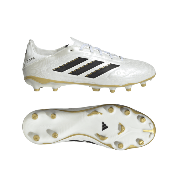 adidas Copa Pure 3 League FG Firm Ground Soccer Cleat -Zero Metallic / Core Black / Gold Metallic