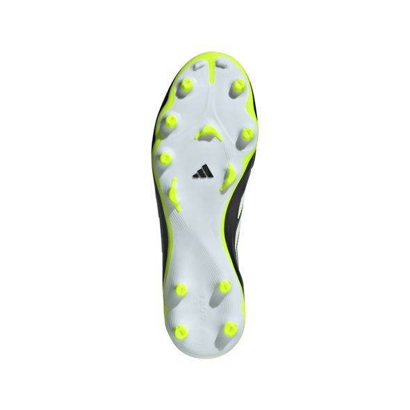 adidas Copa Pure 3 League FG Firm Ground Soccer Cleat - Core Black /Cloud White /Lucid Lemon