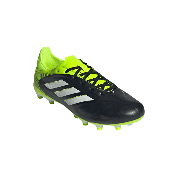 adidas Copa Pure 3 League FG Firm Ground Soccer Cleat - Core Black /Cloud White /Lucid Lemon