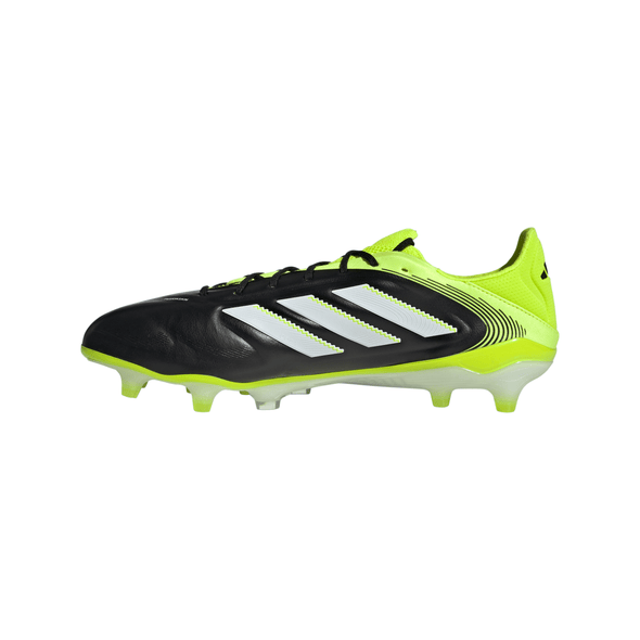 adidas Copa Pure 3 Elite FG Firm Ground Soccer Cleats- Core Black / Cloud White / Lucid Lemon
