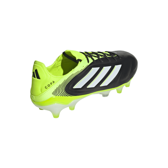 adidas Copa Pure 3 Elite FG Firm Ground Soccer Cleats- Core Black / Cloud White / Lucid Lemon