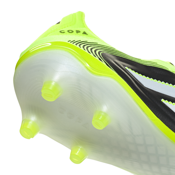 adidas Copa Pure 3 Elite FG Firm Ground Soccer Cleats- Core Black / Cloud White / Lucid Lemon