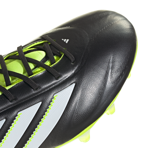 adidas Copa Pure 3 Elite FG Firm Ground Soccer Cleats- Core Black / Cloud White / Lucid Lemon