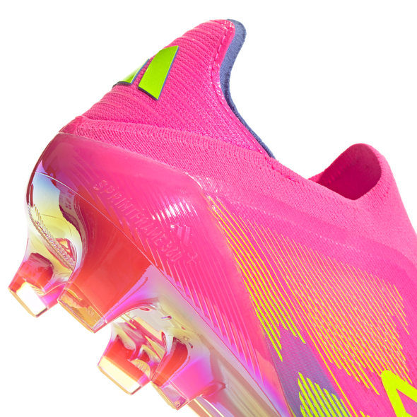 adidas F50+ Elite FG Firm Ground Soccer Cleat - Lucid Pink/ Lucid Lemon/ Blue Fusion