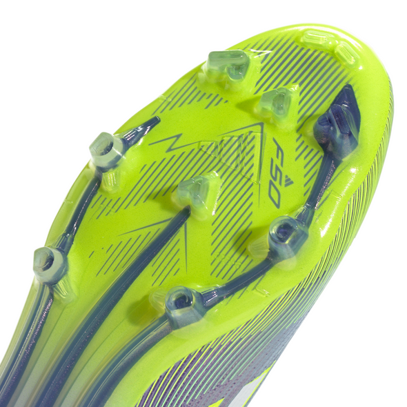 adidas F50 Elite FG Firm Ground Soccer Cleats- Purple Rush / Cloud White / Lucid Lemon