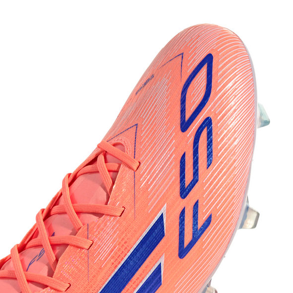 adidas F50 Elite FG Firm Ground Soccer Cleats- Beam Orange / Lucid Blue / Cloud White