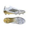 adidas F50 Elite Laceless FG Firm Ground Soccer Cleats-Cloud White / Core Black / Gold Metallic