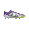 adidas F50 Elite Laceless FG Firm Ground Soccer Cleats- Purple Rush / Cloud White / Lucid Lemon