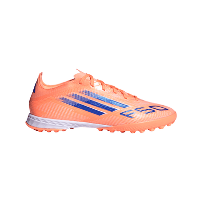 adidas F50 Pro TF Turf Soccer Cleats-  Beam Orange / Lucid Blue / Cloud White