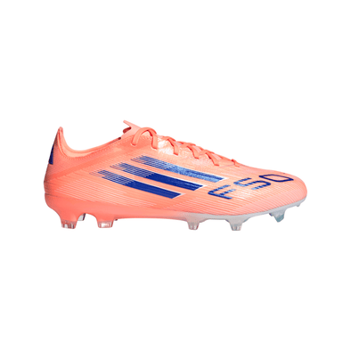 adidas F50 Pro FG Firm Ground Soccer Cleats- Beam Orange / Lucid Blue / Cloud White