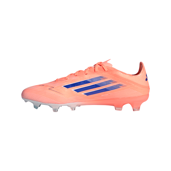 adidas F50 Pro FG Firm Ground Soccer Cleats- Beam Orange / Lucid Blue / Cloud White