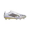 adidas F50 Pro FG Firm Ground Soccer Cleats- Cloud White /Core Black /Gold Metallic