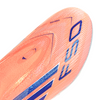 adidas F50 Elite Laceless Junior FG Firm Ground Soccer Cleats- Beam Orange / Lucid Blue / Cloud White