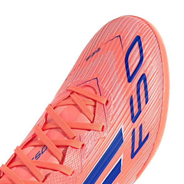 adidas F50 League TF Turf Soccer Cleats - Beam Orange / Lucid Blue / Cloud White