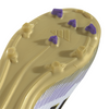 adidas F50 Junior League FG Firm Ground Soccer Cleats -Cloud White / Core Black / Gold Metallic