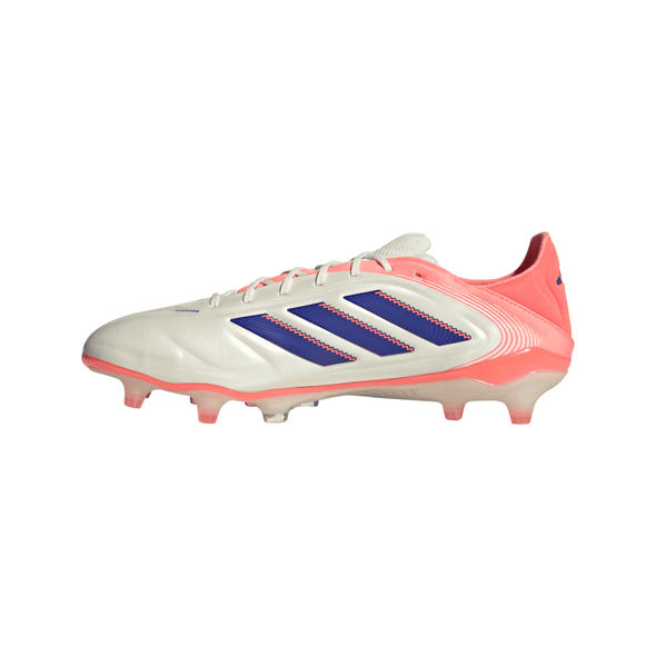 adidas Copa Pure 3 Elite FG Firm Ground Soccer Cleats- Off White / Lucid Blue / Signal Coral
