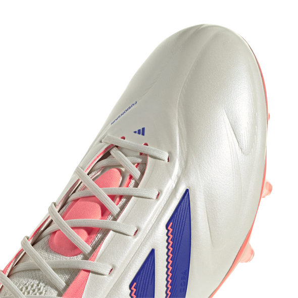 adidas Copa Pure 3 Elite FG Firm Ground Soccer Cleats- Off White / Lucid Blue / Signal Coral