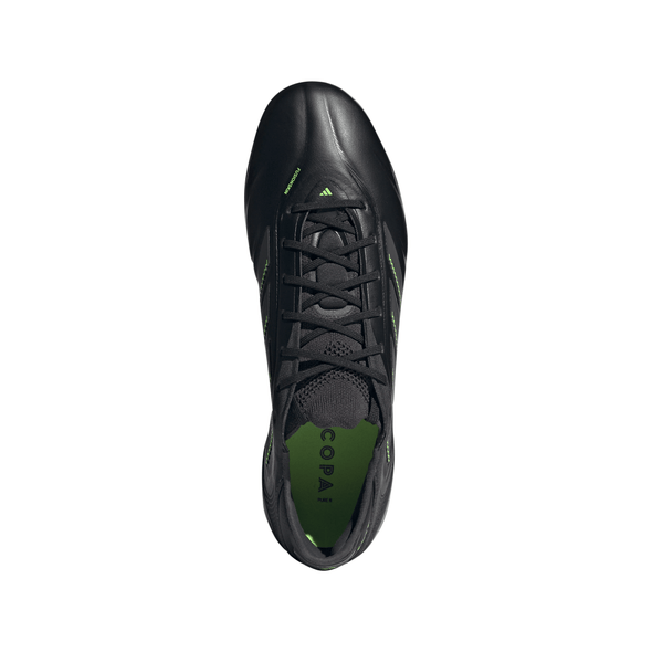 adidas Copa Pure 3 Elite FG Firm Ground Soccer Cleats- Core Black /Solid Grey / Lucid Lemon