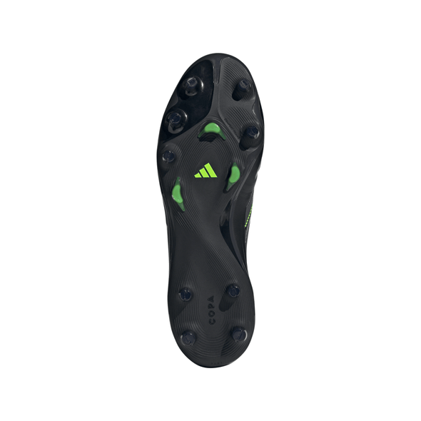 adidas Copa Pure 3 Elite FG Firm Ground Soccer Cleats- Core Black /Solid Grey / Lucid Lemon