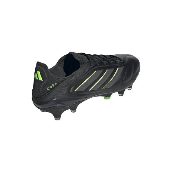 adidas Copa Pure 3 Elite FG Firm Ground Soccer Cleats- Core Black /Solid Grey / Lucid Lemon
