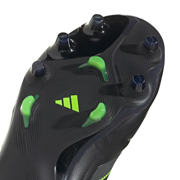 adidas Copa Pure 3 Elite FG Firm Ground Soccer Cleats- Core Black /Solid Grey / Lucid Lemon