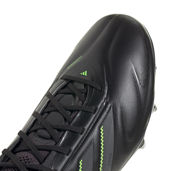 adidas Copa Pure 3 Elite FG Firm Ground Soccer Cleats- Core Black /Solid Grey / Lucid Lemon