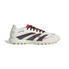 adidas Predator Pro TF Turf Soccer Cleats -Off White/Core Black/ Pure Ruby