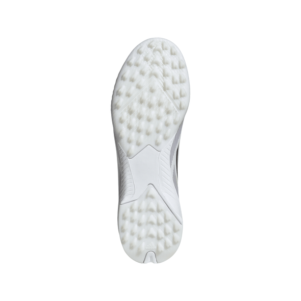 adidas F50 League Junior TF Turf Soccer Cleats-Cloud White/Core Black/Gold Metallic