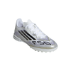 adidas F50 League Junior TF Turf Soccer Cleats-Cloud White/Core Black/Gold Metallic