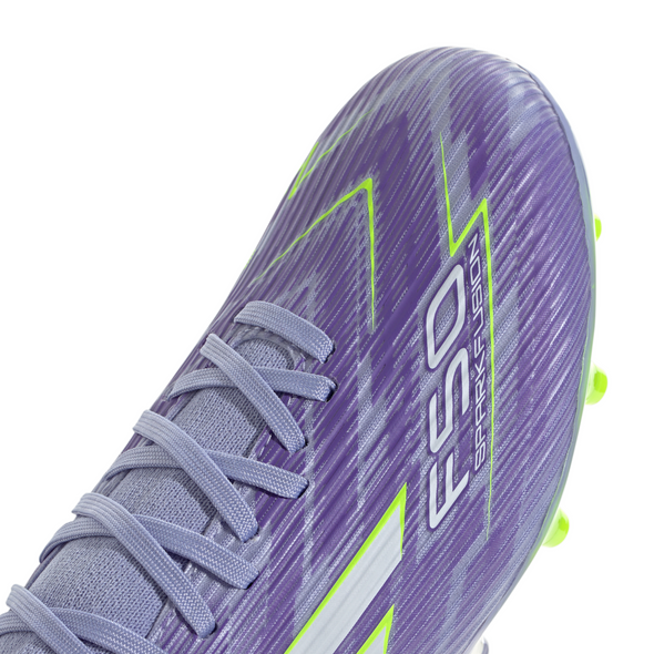 adidas F50 Sparkfusion League FG Women’s Firm Ground Soccer Cleat -Violet Tone / Lucid Lemon / Purple Rush