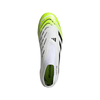 adidas Predator Elite Laceless FG Firm Ground Soccer Cleat - Cloud White / Core Black / Lucid Lemon