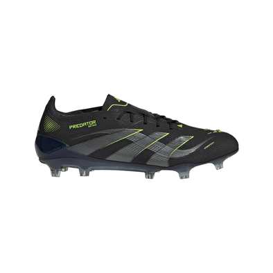 adidas Predator Elite FG Firm Ground Soccer Cleat- Core Black / Carbon / Lucid Lemon