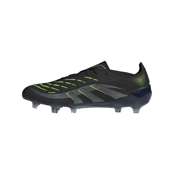adidas Predator Elite FG Firm Ground Soccer Cleat- Core Black / Carbon / Lucid Lemon