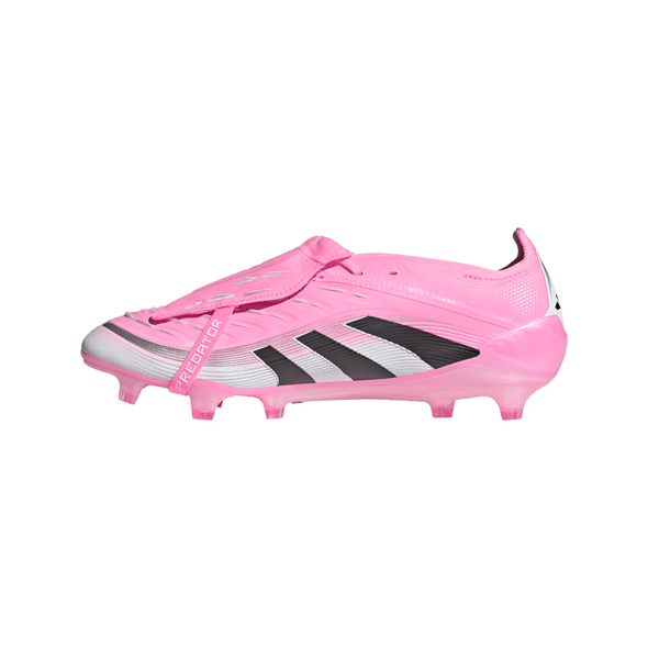 adidas Predator Elite Beckham FoldTongue FT FG Firm Ground Soccer Cleats- Beam Pink / Core Black / Cloud White