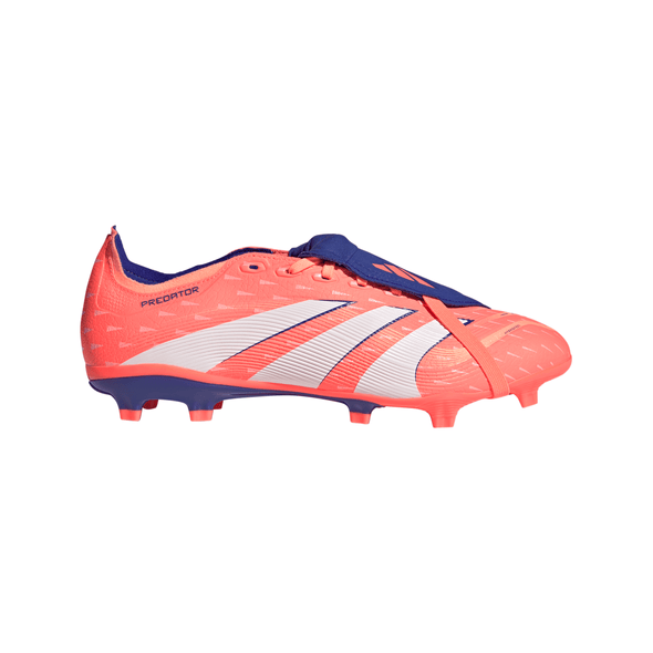 adidas Predator League FoldTongue FG Firm Ground Soccer Cleat - Signal Coral / Cloud White / Beam Orange