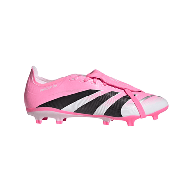 adidas Predator Beckham League FoldTongue FG Firm Ground Soccer Cleat -Beam Pink/Core Black/ White