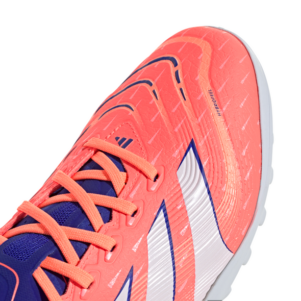 adidas Predator League Low TF Turf Soccer Cleat -  Signal Coral / Cloud White / Beam Orange