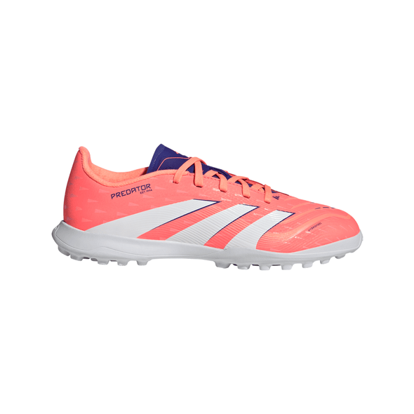 adidas Predator League TF Junior Turf Soccer Cleat - Signal Coral / Cloud White / Beam Orange
