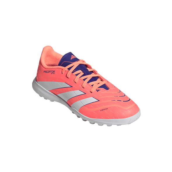 adidas Predator League TF Junior Turf Soccer Cleat - Signal Coral / Cloud White / Beam Orange