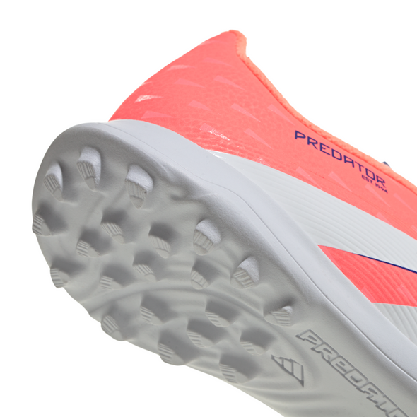 adidas Predator League TF Junior Turf Soccer Cleat - Signal Coral / Cloud White / Beam Orange