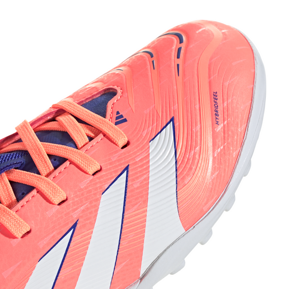 adidas Predator League TF Junior Turf Soccer Cleat - Signal Coral / Cloud White / Beam Orange