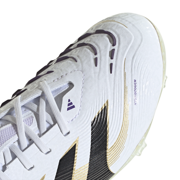adidas Predator Elite FG Junior Firm Ground Soccer Cleat - 	Cloud White / Core Black / Gold Metallic