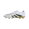 adidas Predator Pro FG Firm Ground Soccer Cleat - Cloud White / Core Black / Gold Metallic
